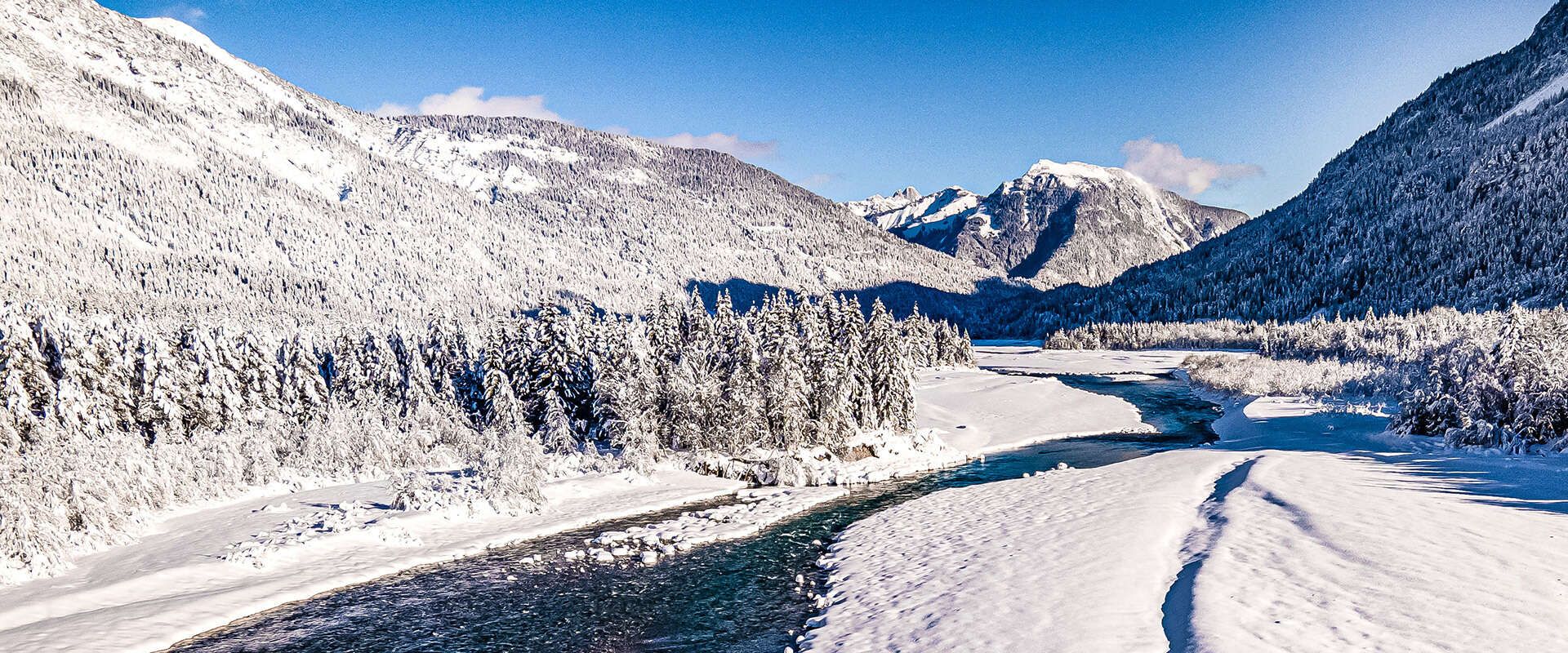 Lechtal im Winter