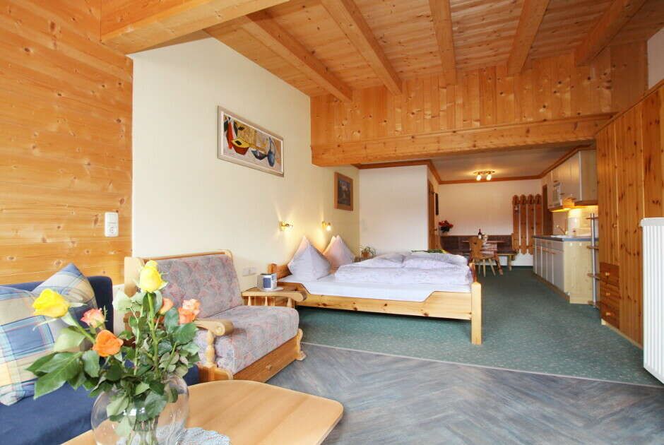 Appartement 3 mit Doppelbett im Hof Walch in Tirol
